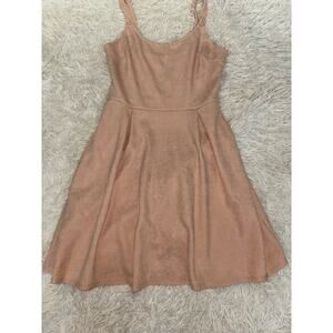 Soprano Sz. M Slight Sparkle Peach Hoco Style Dress. Cute